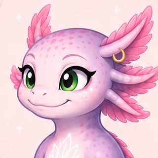 Example of a companion with a friendly expression